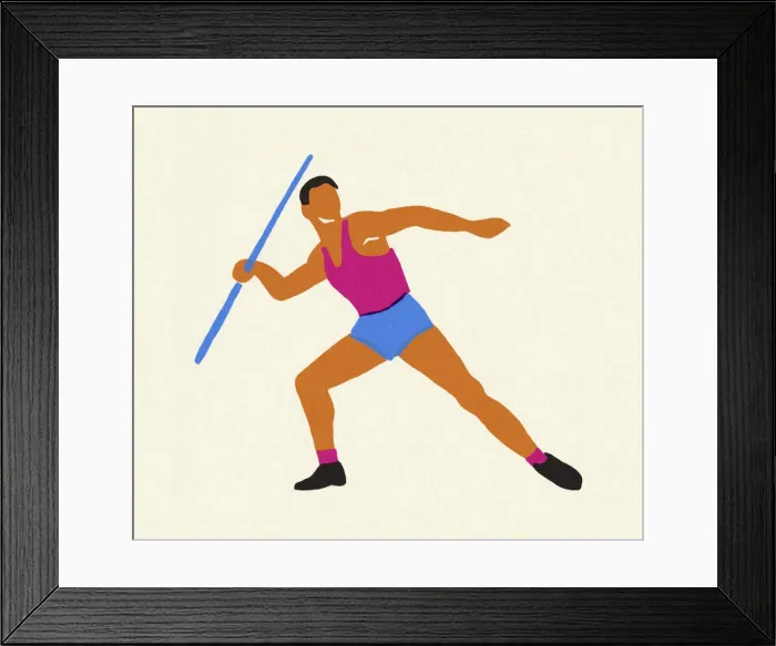 Framed Print : Javelin Thrower Framed Print : Javelin Thrower