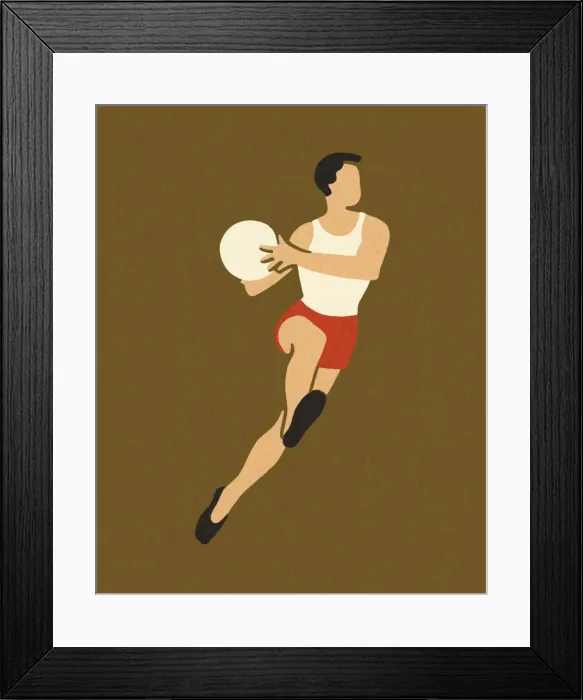 Framed Print : Basketball Player Framed Print : Basketball Player