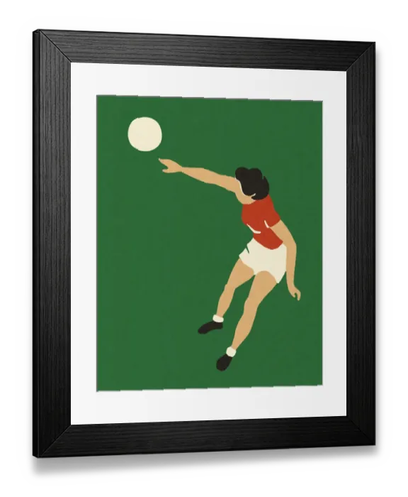 Framed Print : Volleyball Player Framed Print : Volleyball Player
