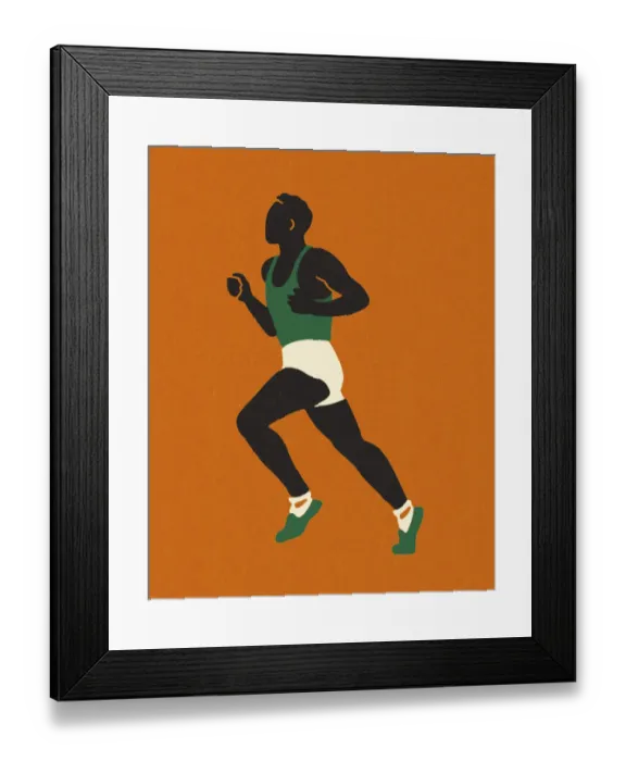 Framed Print : Runner Framed Print : Runner