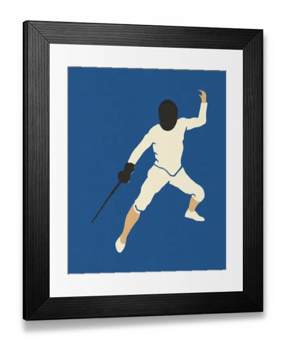 Framed Print : Fencing Framed Print : Fencing