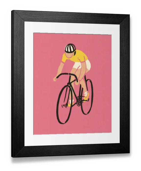 Framed Print : Bicyclist Framed Print : Bicyclist