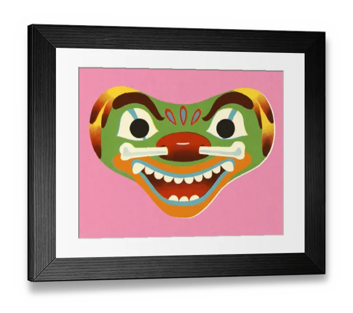 Framed Print : Colorful Mask Framed Print : Colorful Mask