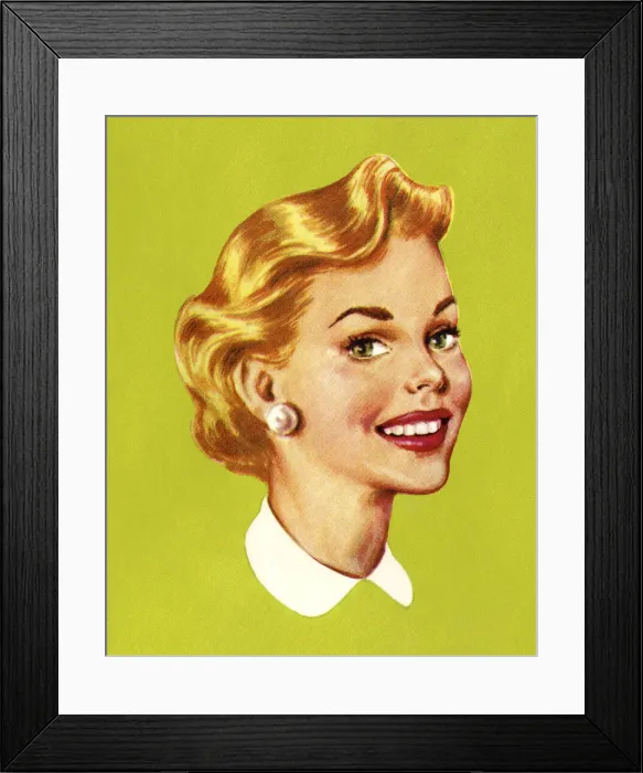 Framed Print : Portrait of a Woman Framed Print : Portrait of a Woman