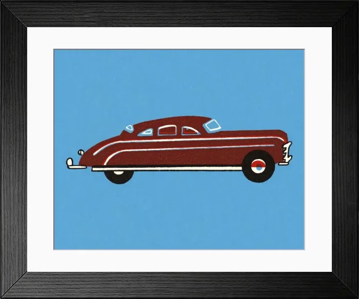 Framed Print : Classic Car