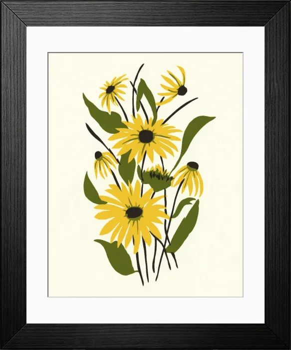 Framed Print : Yellow Flowers