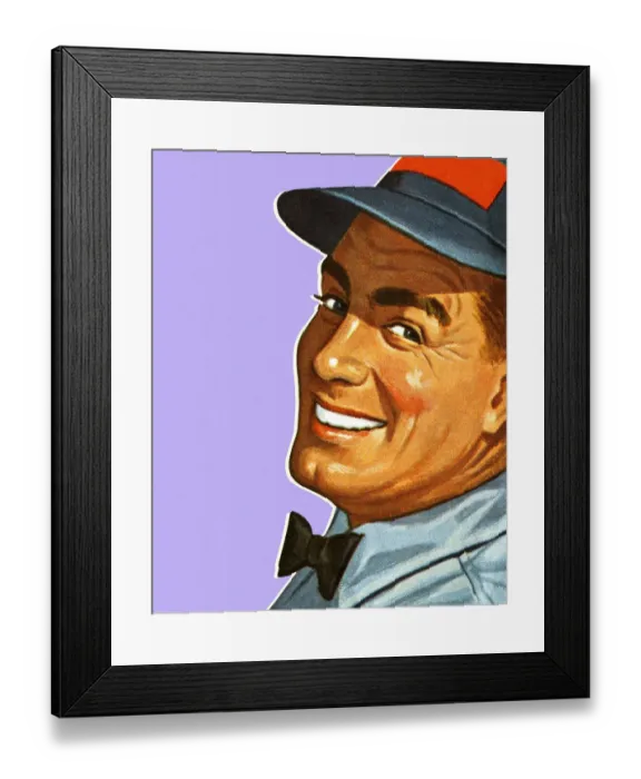 Framed Print : Smiling Man Framed Print : Smiling Man