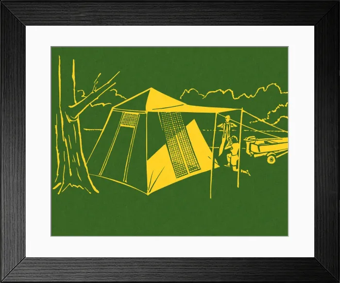 Framed Print : Tent Framed Print : Tent