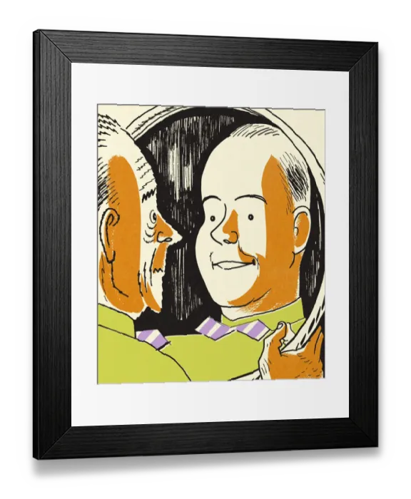 Framed Print : Man Looking in a Mirror Framed Print : Man Looking in a Mirror