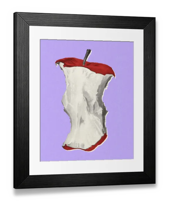 Framed Print : Apple Core Framed Print : Apple Core