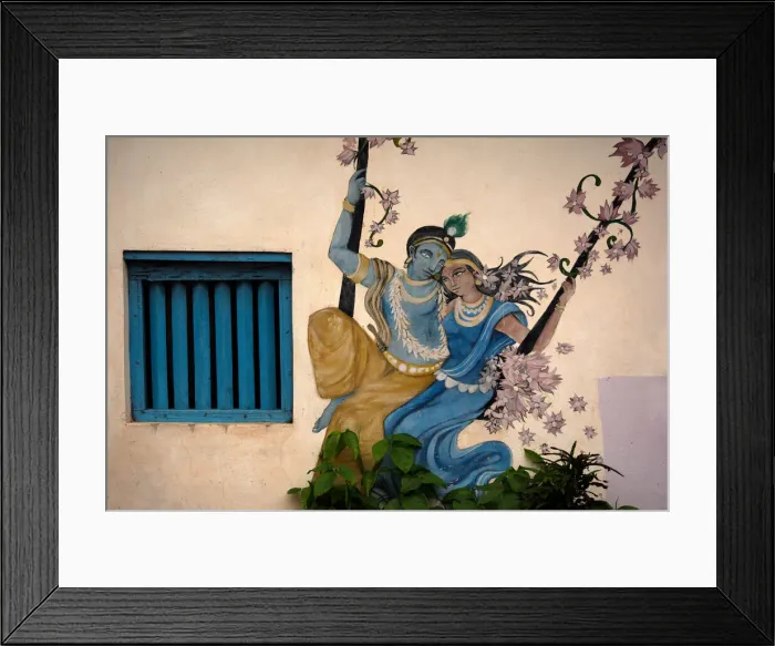 Framed Print : Radha and Krishna