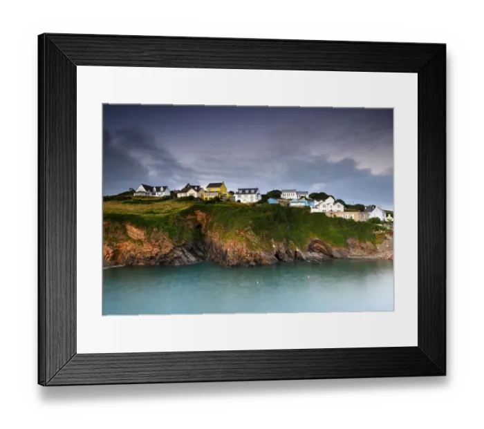 Framed Print : The coastal village of Little Haven Pembrokeshire