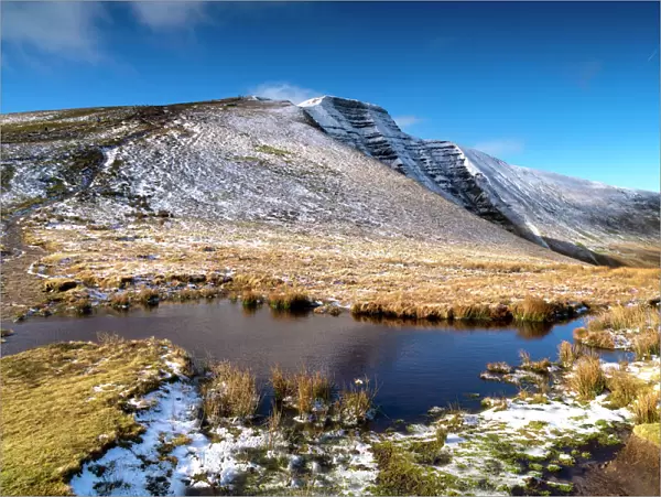Pen y Fan and Cribyn in the Brecon Beacons, Wales