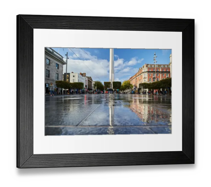 Framed Print : The Spire on O Connell Street, Dublin City, Ireland Framed Print : The Spire on O Connell Street, Dublin City, Ireland