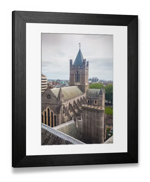 Framed Print : Christchurch Cathedral in Dublin City, Ireland Framed Print : Christchurch Cathedral in Dublin City, Ireland