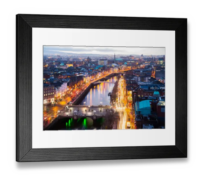 Framed Print : Dublin City Framed Print : Dublin City