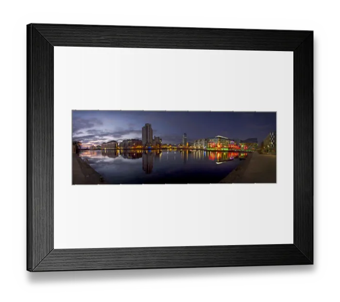 Framed Print : Grand canal dock
