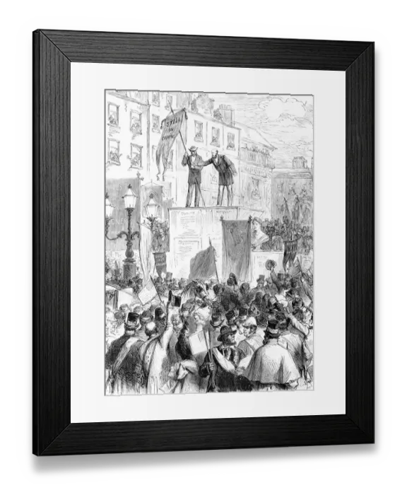 Framed Print : 100-year anniversary of O Connell in Dublin Framed Print : 100-year anniversary of O Connell in Dublin