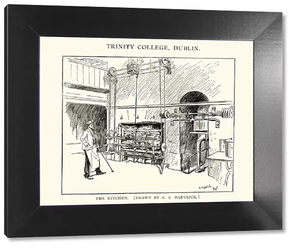 The Kitchen of Trinity College, Dublin, 1892