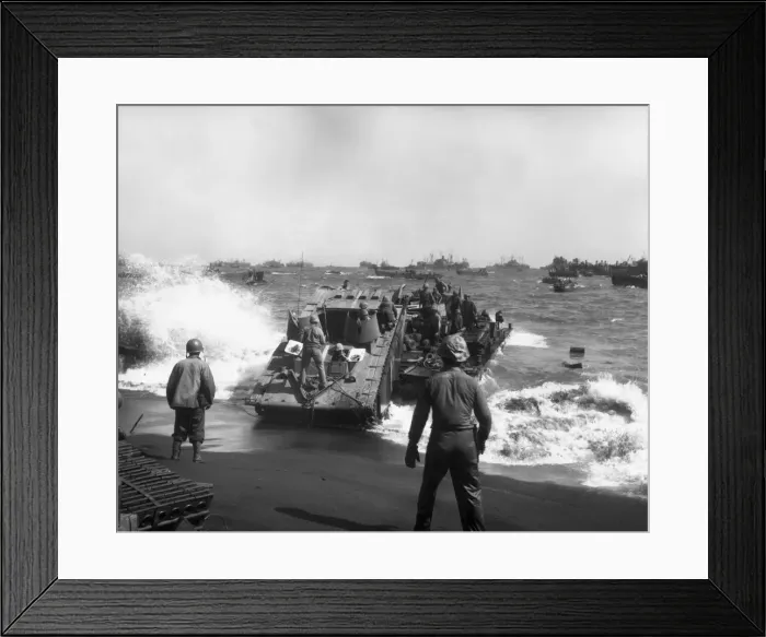 Framed Print : Landing Operations Framed Print : Landing Operations