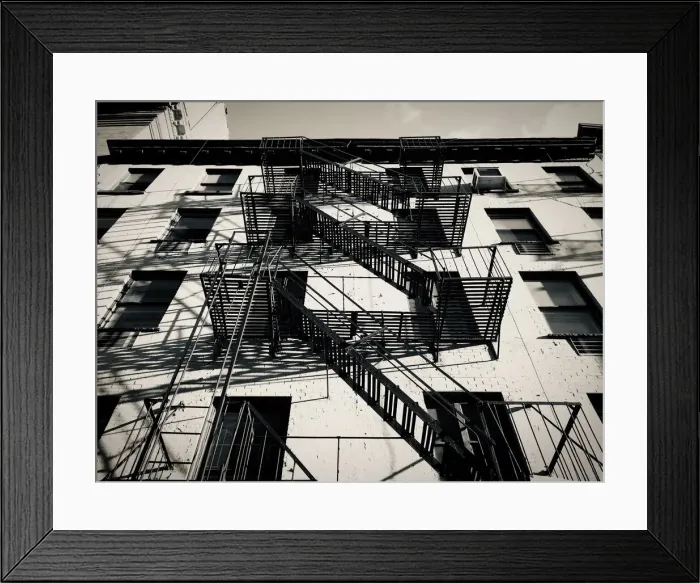 Framed Print : Fire escape Framed Print : Fire escape