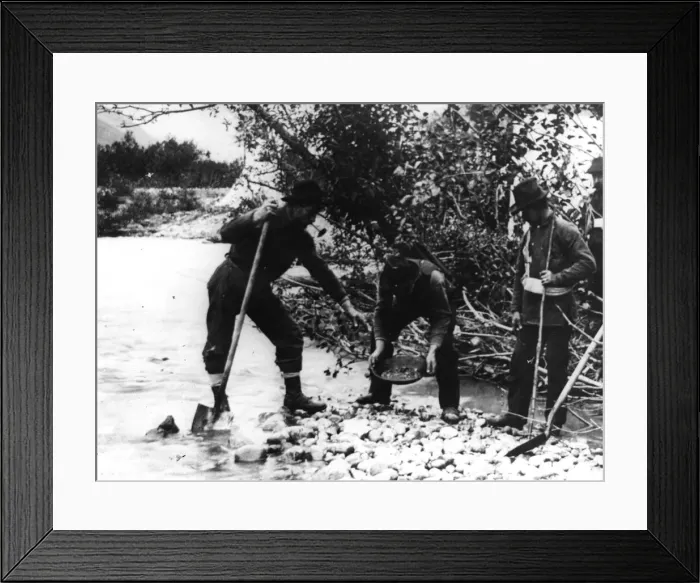 Framed Print : Gold Mining Framed Print : Gold Mining
