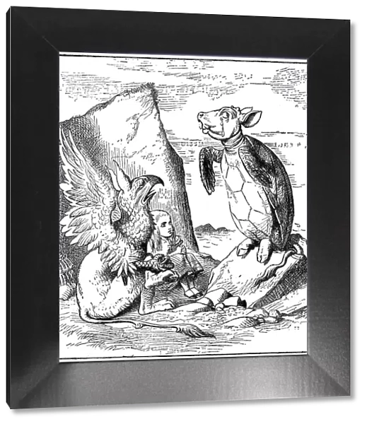 The Gryphon and Mock Turtle - Alice in Wonderland 1897