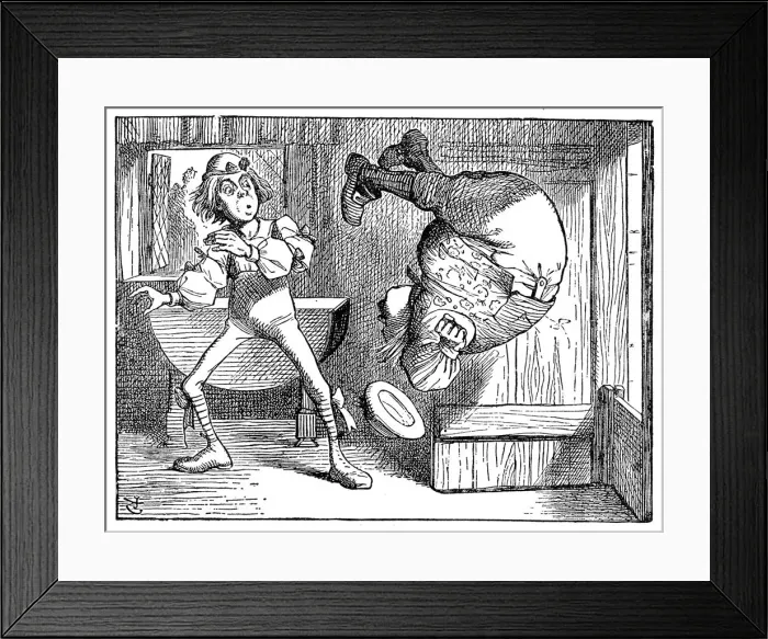 Framed Print : Son and father William - Alice in Wonderland 1897