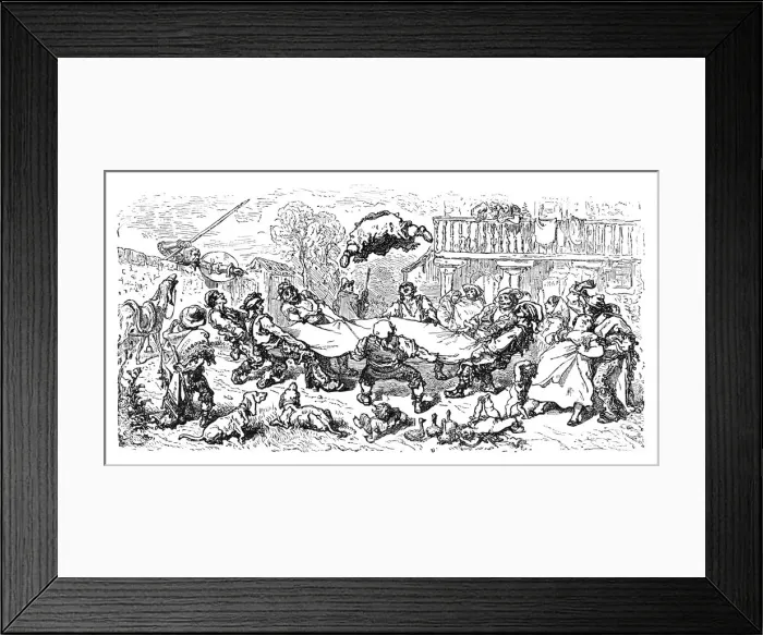 Framed Print : Don Quixote in the inn Framed Print : Don Quixote in the inn