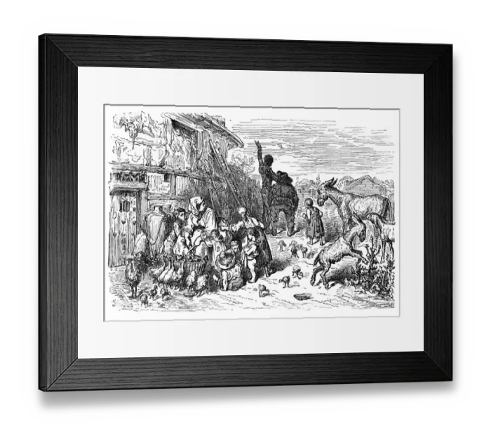 Framed Print : Don Quixote second sally Framed Print : Don Quixote second sally