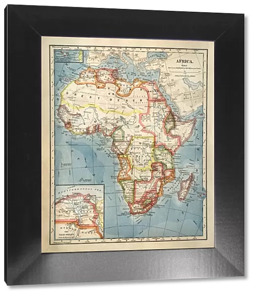 old map of africa