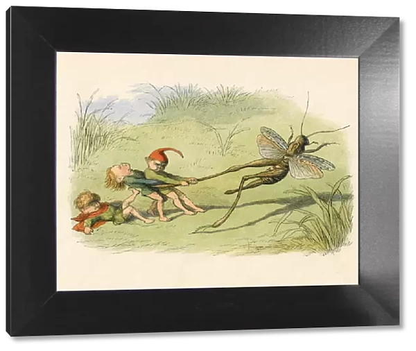 Fantasy Illustration of Three Cruel Elves