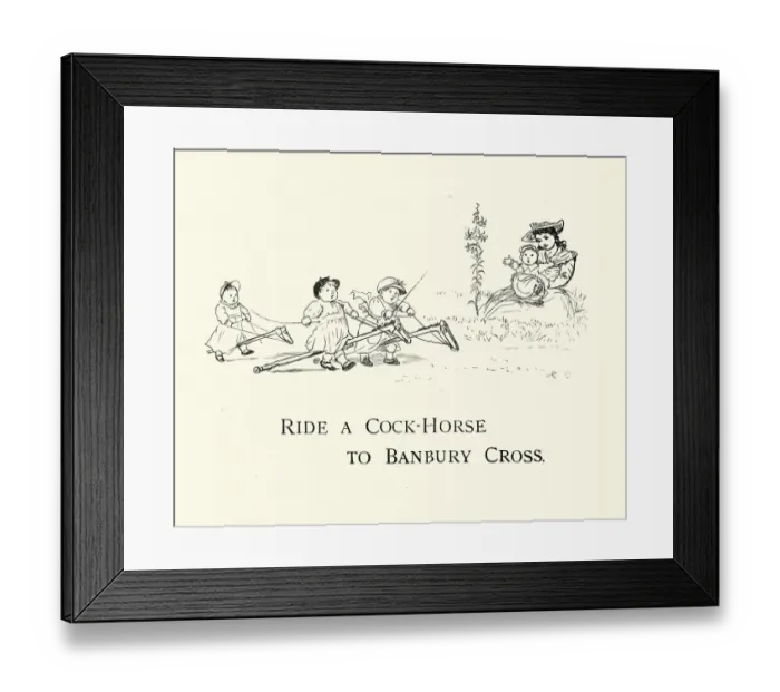 Framed Print : Ride a cock horse to Banbury Cross Framed Print : Ride a cock horse to Banbury Cross