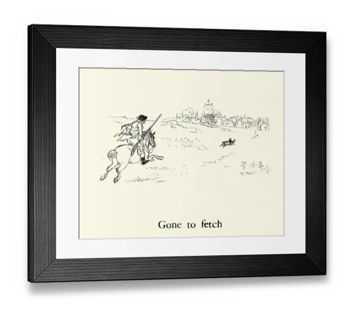 Framed Print : Bye, baby Bunting, Nursery Rhyme, Gone to fetch a rabbit skin Framed Print : Bye, baby Bunting, Nursery Rhyme, Gone to fetch a rabbit skin