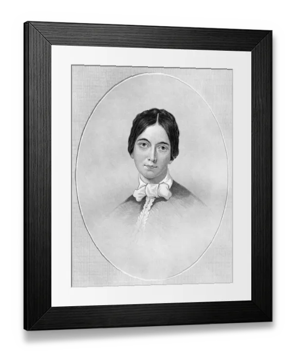 Framed Print : Frances Sargent Osgood - Poet And Edgar Allan Poe Friend Framed Print : Frances Sargent Osgood - Poet And Edgar Allan Poe Friend