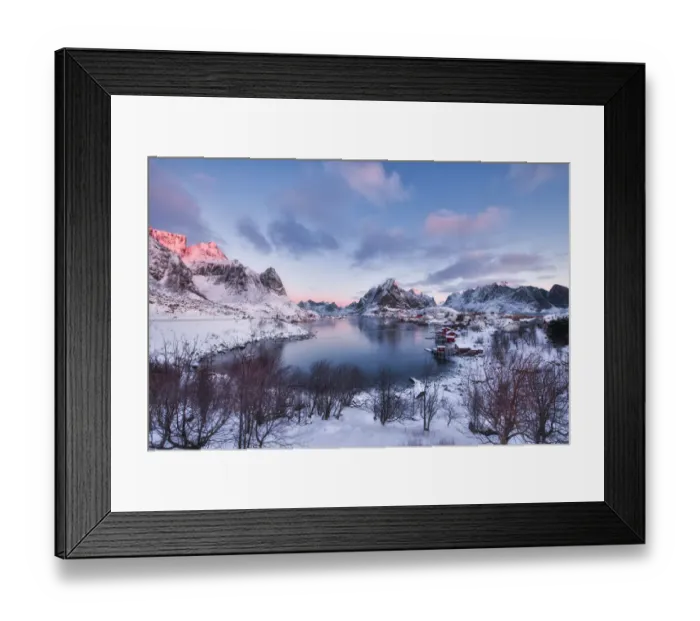 Framed Print : Lofoten Reine View Point, Norway