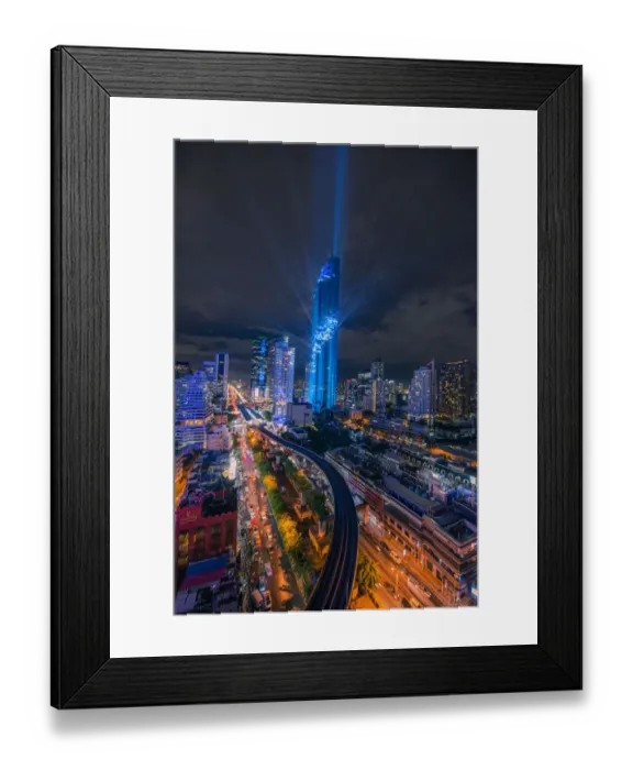 Framed Print : Mahanakorn building Framed Print : Mahanakorn building