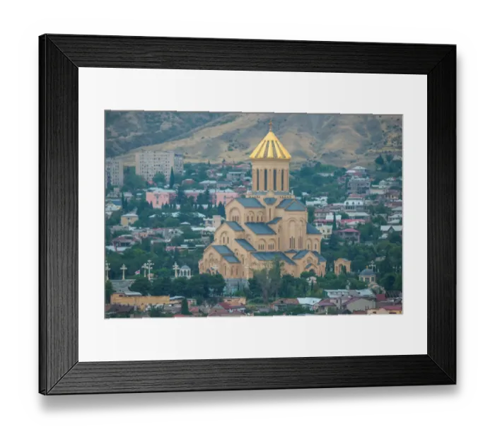 Framed Print : Panoramic view of Tbilisi, Georgia. Tbilisi is the capital and the largest city of Geogia Framed Print : Panoramic view of Tbilisi, Georgia. Tbilisi is the capital and the largest city of Geogia