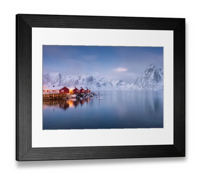 Framed Print : Village Hamnoy Lofoten Islands Norway Framed Print : Village Hamnoy Lofoten Islands Norway