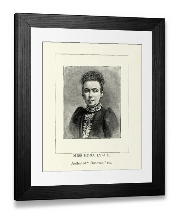 Framed Print : Ada Ellen Bayly, Edna Lyall, English novelist and feminist Framed Print : Ada Ellen Bayly, Edna Lyall, English novelist and feminist