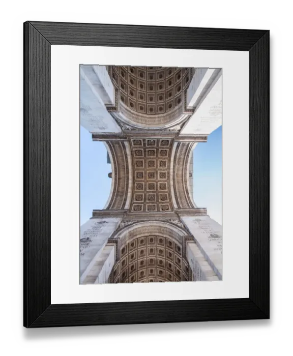 Framed Print : Arc de Triomphe Symmetry Roof Architecture Paris Framed Print : Arc de Triomphe Symmetry Roof Architecture Paris
