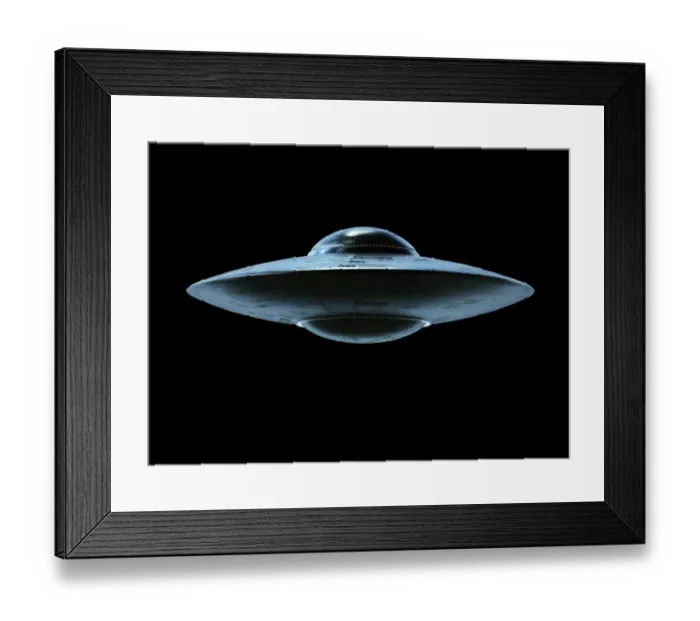 Framed Print : Unidentified flying object, illustration Framed Print : Unidentified flying object, illustration