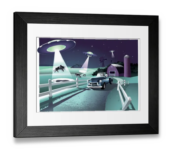 Framed Print : UFO, 97743439 Framed Print : UFO, 97743439