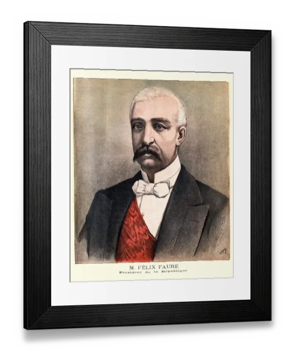 Framed Print : Portrait of Felix Faure, President of France, 1895 Framed Print : Portrait of Felix Faure, President of France, 1895