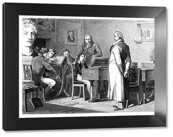 Johann Wolfgang v. Goethe with Mendelsohn-Bartholdy