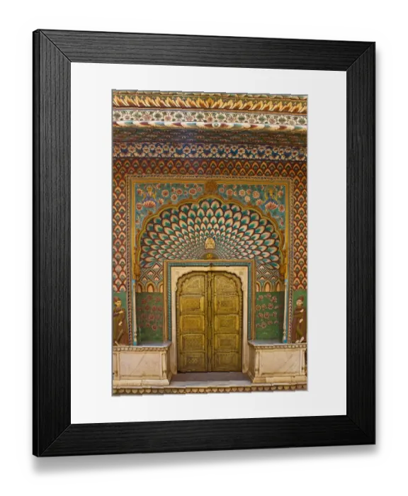 Framed Print : Lotus Gate - City Palace - Jaipur Framed Print : Lotus Gate - City Palace - Jaipur