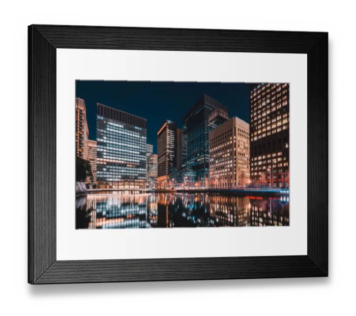 Framed Print : Tokyo skyline at Night Framed Print : Tokyo skyline at Night