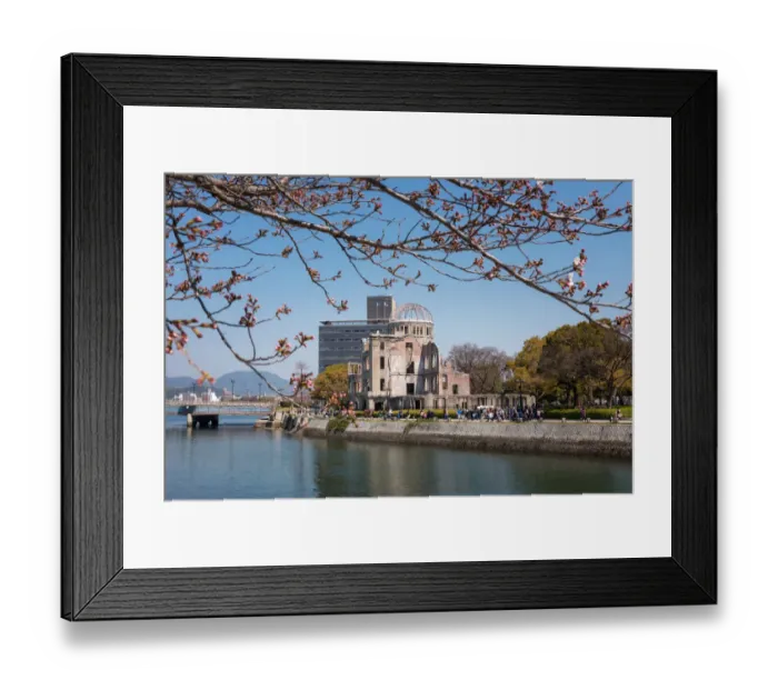 Framed Print : Atomic bomb dome