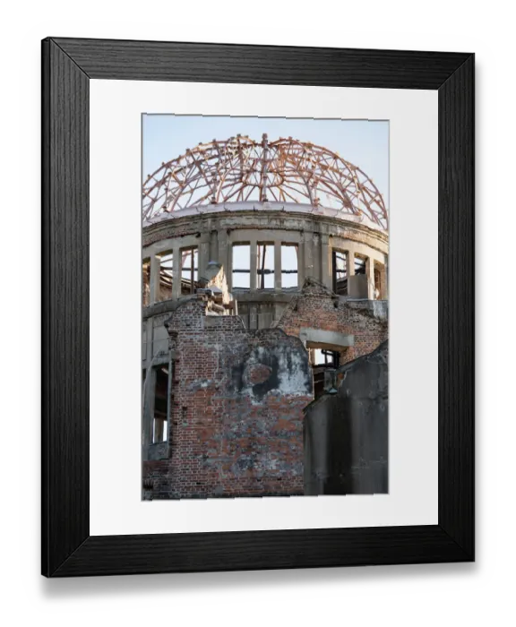 Framed Print : Atomic Bomb Dome in Hiroshima city of Japan Framed Print : Atomic Bomb Dome in Hiroshima city of Japan