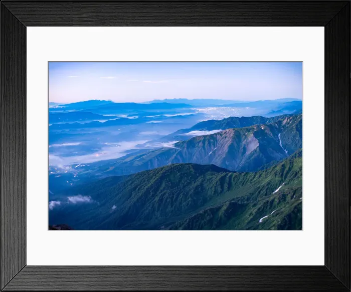 Framed Print : Mountains view Framed Print : Mountains view